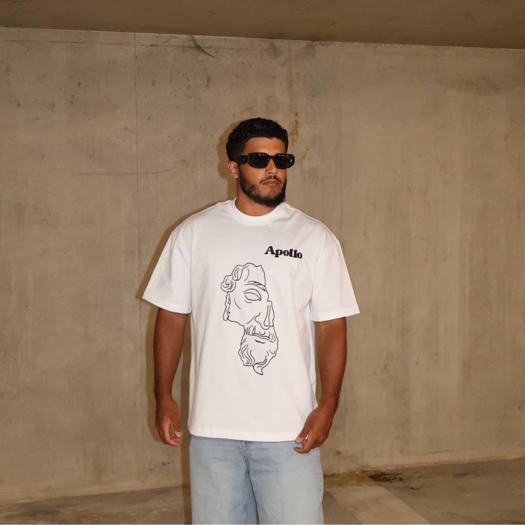 "Zeus" Unisex Short Sleeve Oversized, Heavyweight T-shirt