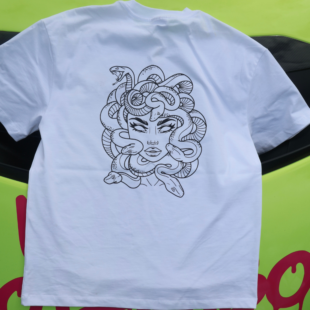 "Medusa" Unisex Short Sleeve Oversized Heavyweight T-shirt