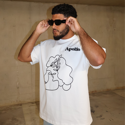 "Apollø" Unisex Short Sleeve Oversized, Heavyweight T-shirt