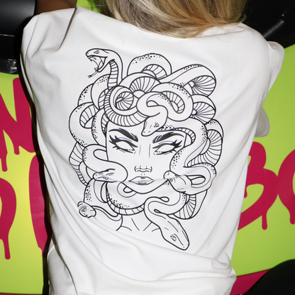 "Medusa" Unisex Short Sleeve Oversized Heavyweight T-shirt